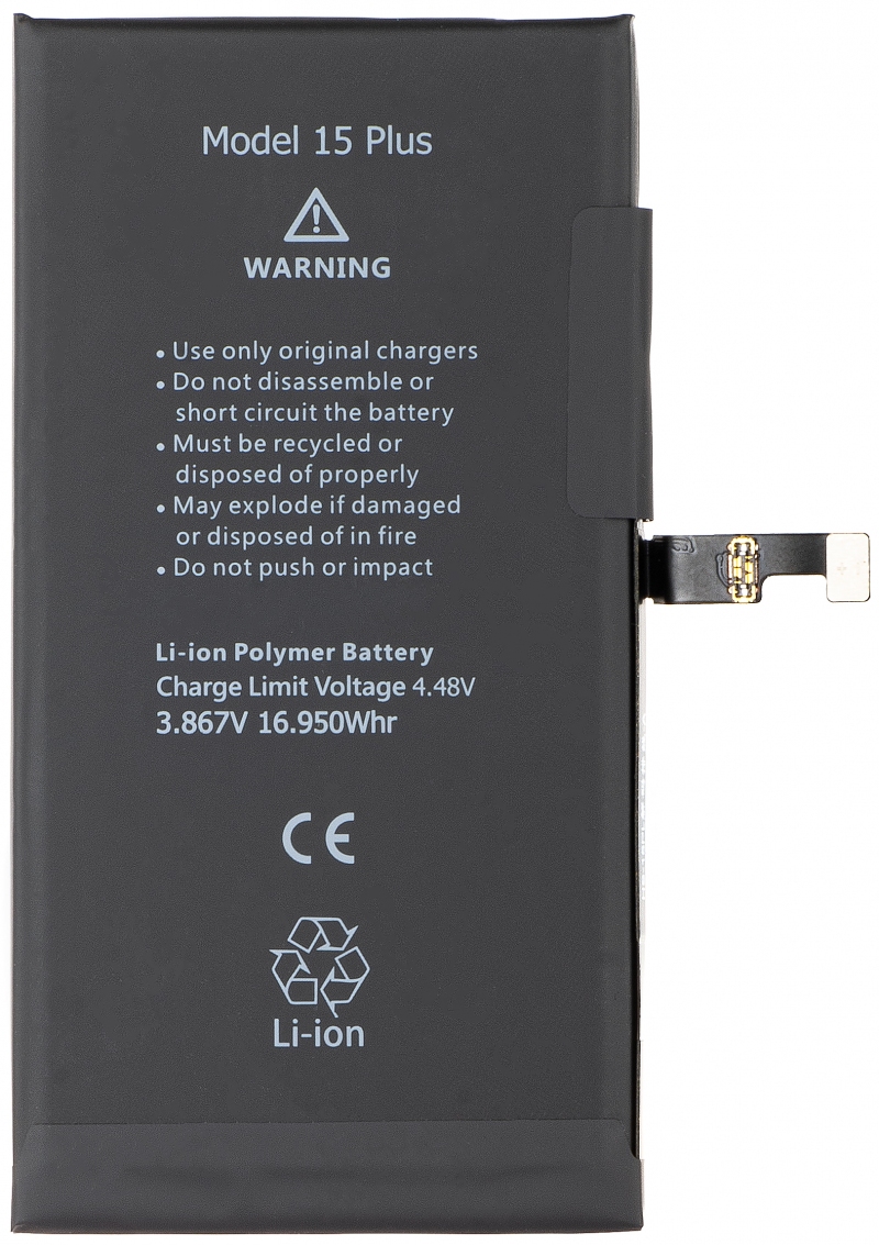 BATTERY APPLE iPhone 15 Plus (4383mAh) Diagnostic