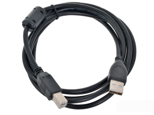 Cable USB, AM/BM,  1.8 m, USB2.0  Premium quality with ferrite core, CCF-USB2-AMBM-6