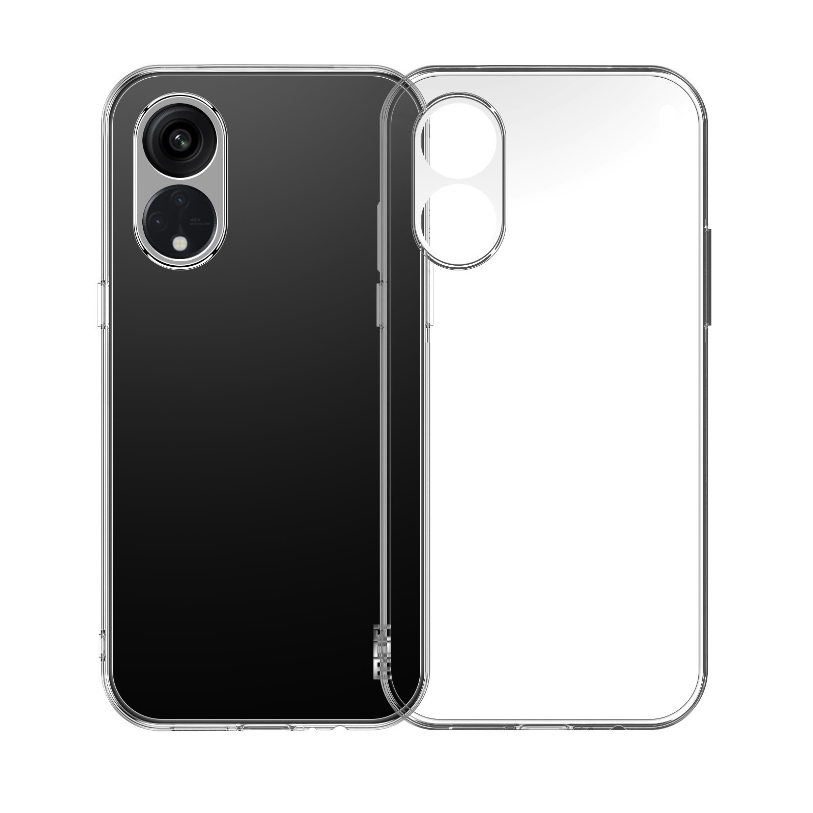 Oppo A58 Transparent TPU Case
