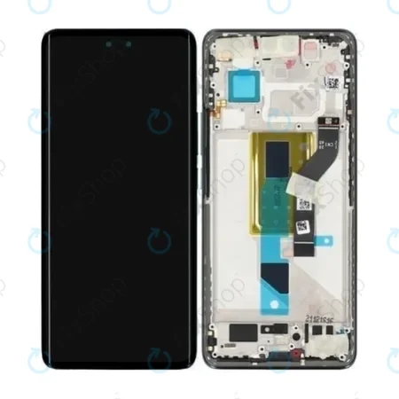 LCD XIAOMI 13 LITE 5G (2022) BLACK WITH FRAME ORIGINAL (SERVICE PACK)