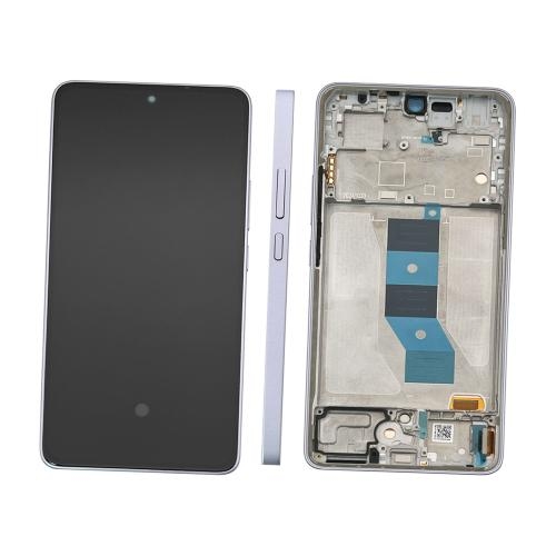 LCD XIAOMI REDMI NOTE 14 (5G) / POCO M7 PRO PURPLE WITH FRAME ORIGINAL (SERVICE PACK)