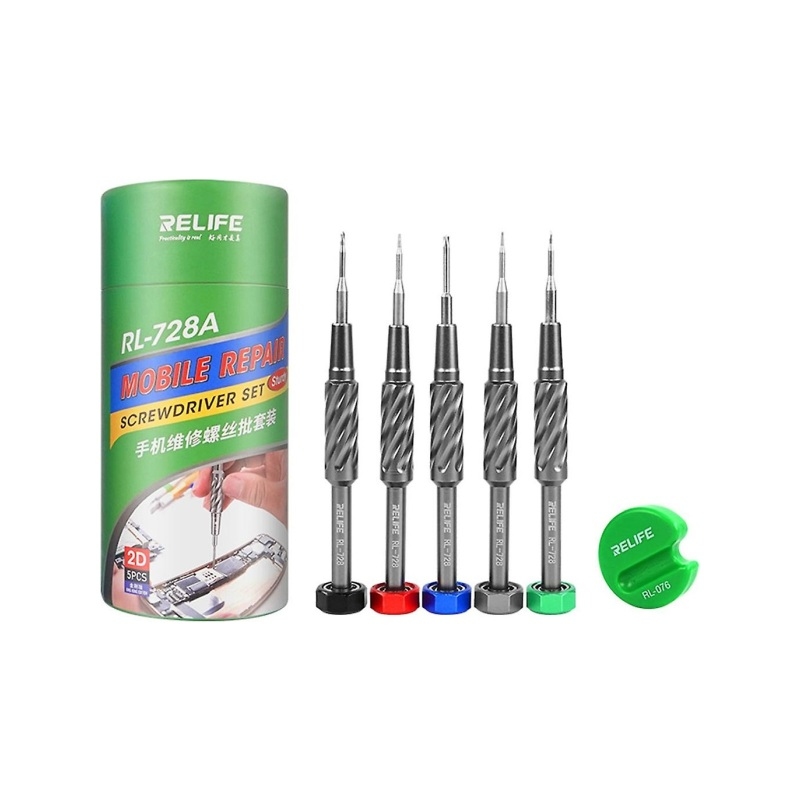 RELIFE RL-728A 2D sturdy mobile phone repair screwdriver set