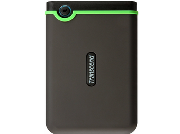 2.0TB (USB3.1) 2.5' Transcend 'StoreJet 25A3', Black, Anti-Shock, One Touch Backup