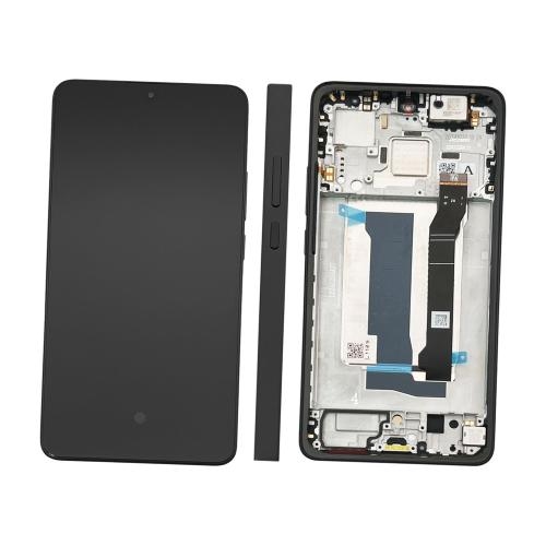 LCD XIAOMI POCO X7 PRO BLACK WITH FRAME ORIGINAL (SERVICE PACK)