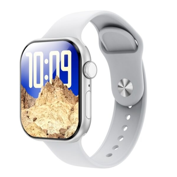 XO W10 Pro AMOLED Screen 10 Generation Wireless Charging Smart Sports Talking Watch 2.04 inch Silve