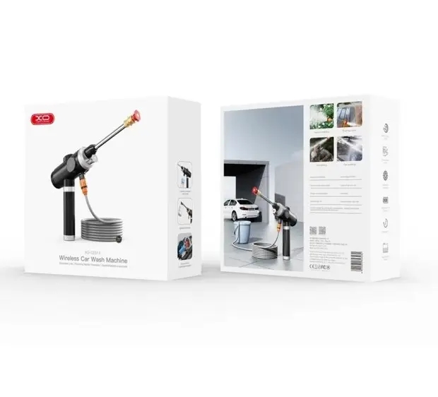 XO CZ013 Dual Use Car Wash Water Gun European Standard (6000mah) Black