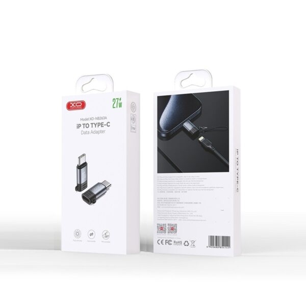 XO NB263A Lightning Female TO TYPE-C Male PD27W Tranish