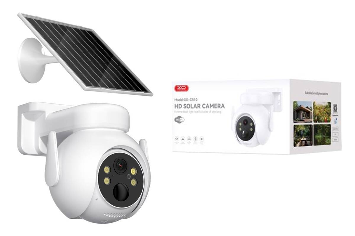 XO CR10 low power consumption Solar Outdoor Light Color Camera 300W Pixel WiFi Edition (7800mA)