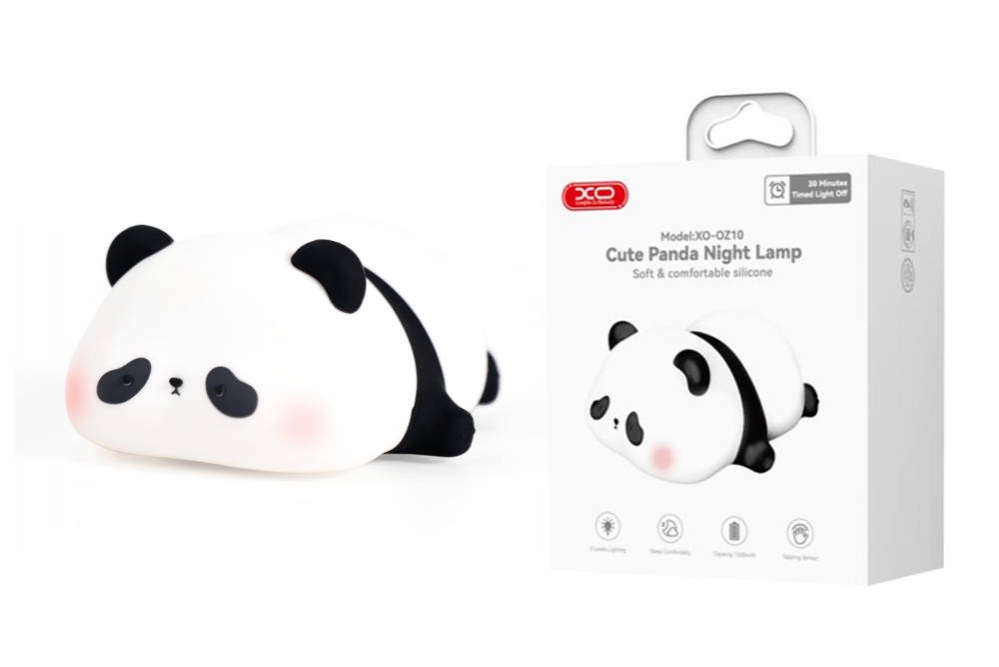 XO OZ10 Panda Silicone Pat Light 1200mAh Black+White