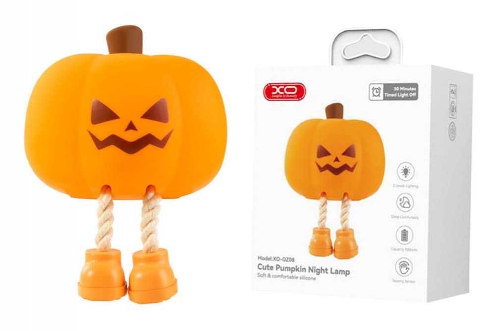XO OZ08 Pumpkin Silicone Pat Light 500mAh Orange