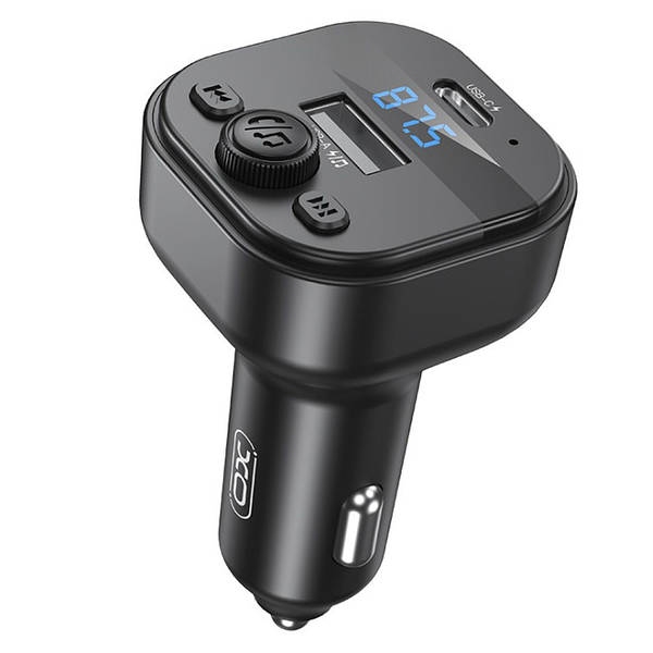 XO BCC18 Smart Bluetooth MP3 Car Charger Type-C 3A Black