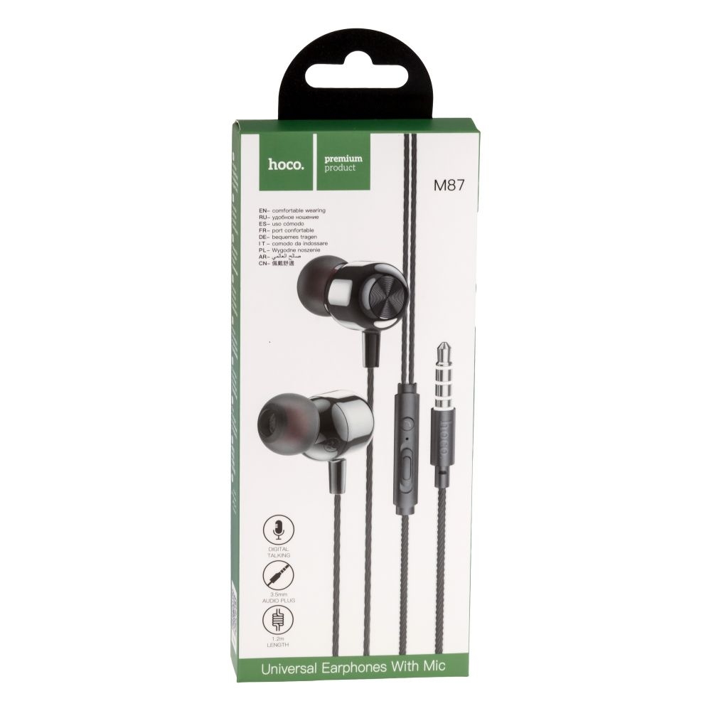 Наушники Hoco M87 1.2m (Черный)