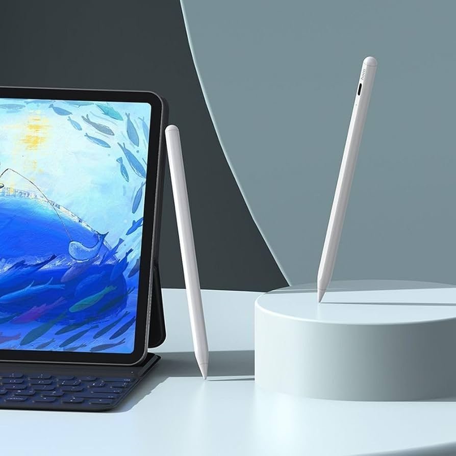 Hoco GM102 Smooth series active anti-mistake touch capacitive pen for iPAD white