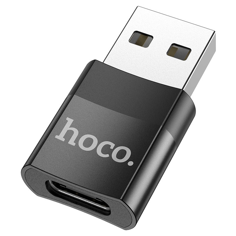 HOCO UA17 iP Male to Type-C female USB2.0 adapter black