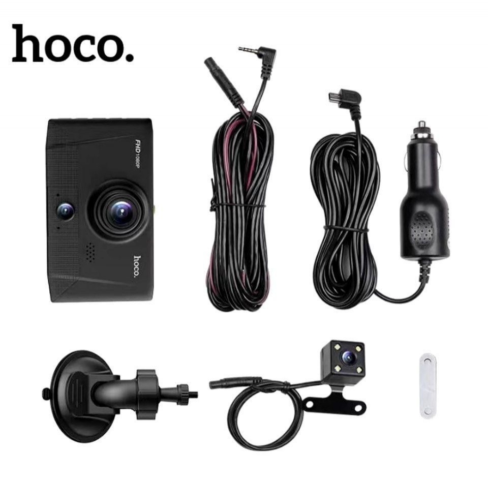 HOCO DI17 Three camera driving recorder black
