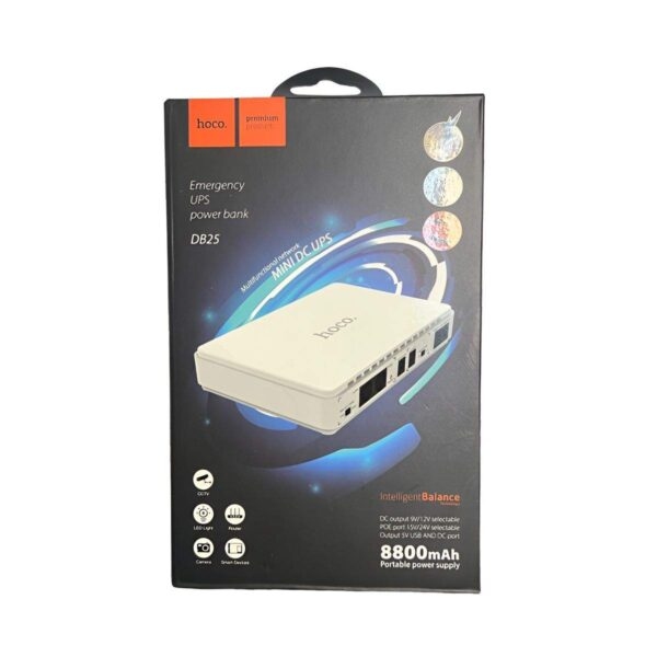 Hoco DB25 Emergency UPS power bank(EU)(8800mAh) white