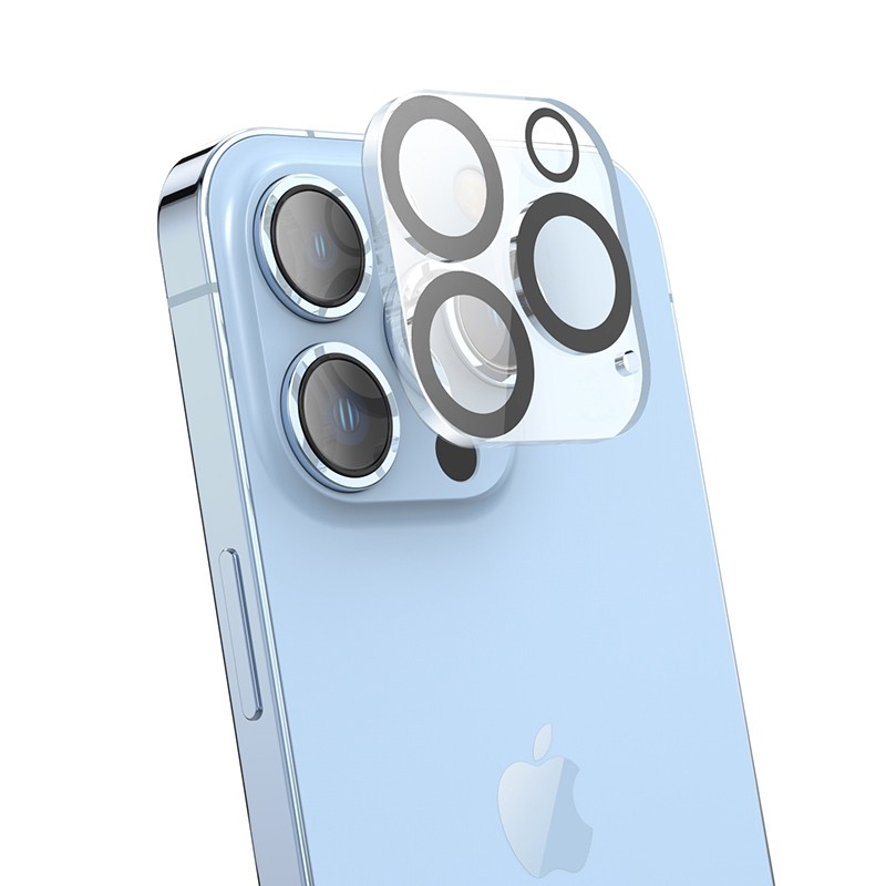 Hoco 3D all-inclusive night shooting circle lens glass set for iPhone 14/14 Plus (G13) black