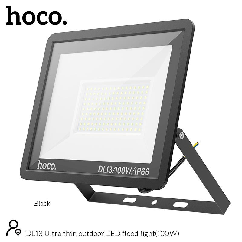 Hoco DL13 Ultra thin outdoor LED flood light(100W) black