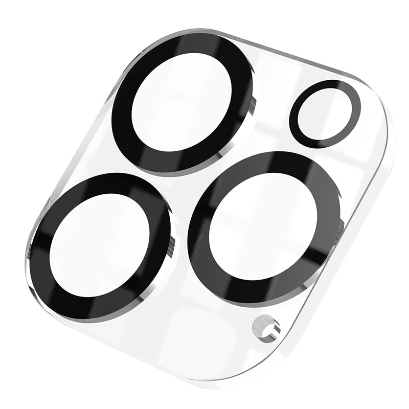 Hoco 3D all-inclusive night shooting circle lens glass set for iPhone 15 Pro/Pro Max(G13) black