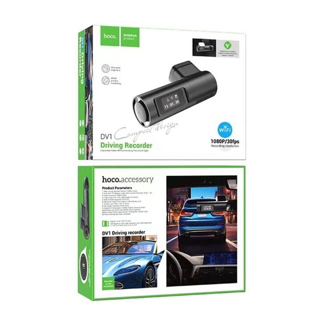Hoco DV1 Driving recorder black