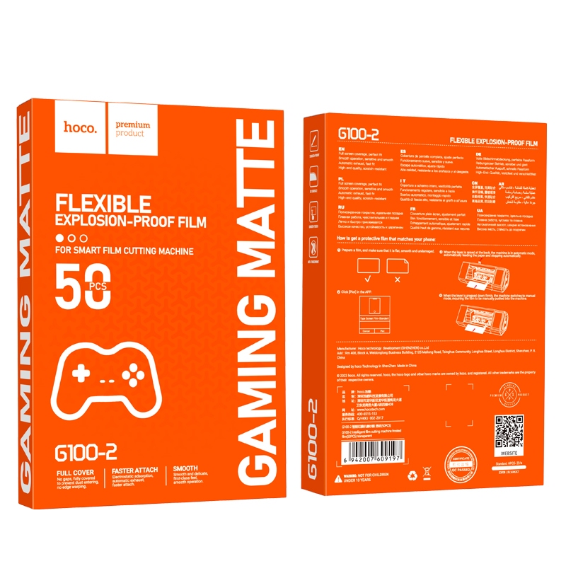 Hoco G100-2 Intelligent film cutting machine frosted film transparent