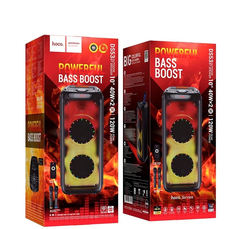 Hoco DS53 Flame light BT speaker(EU) black