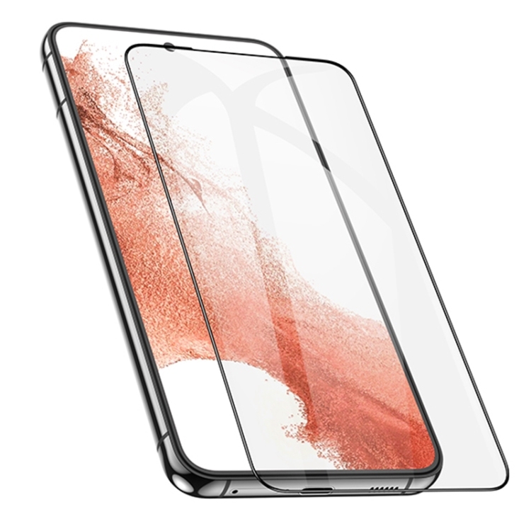 Full screen HD tempered glass set for SAM S24 Plus (G9) black
