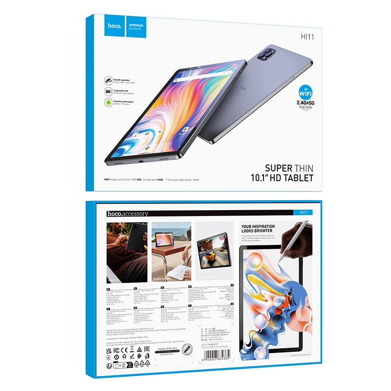 Hoco HI11 10.1-inch tablet PC deep space gray