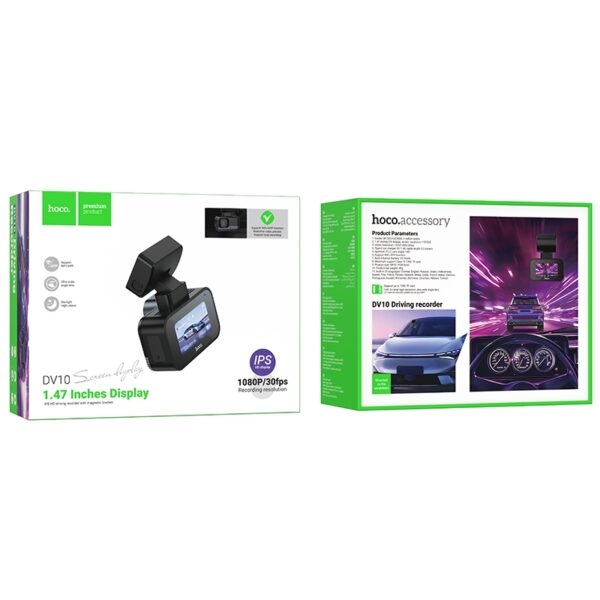 Hoco DV10 mini screen dashcam black
