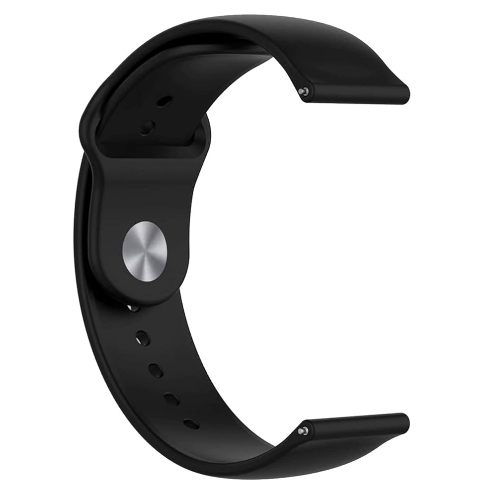 Hoco WH11 Flexible series classic silicone strap(20mm) black