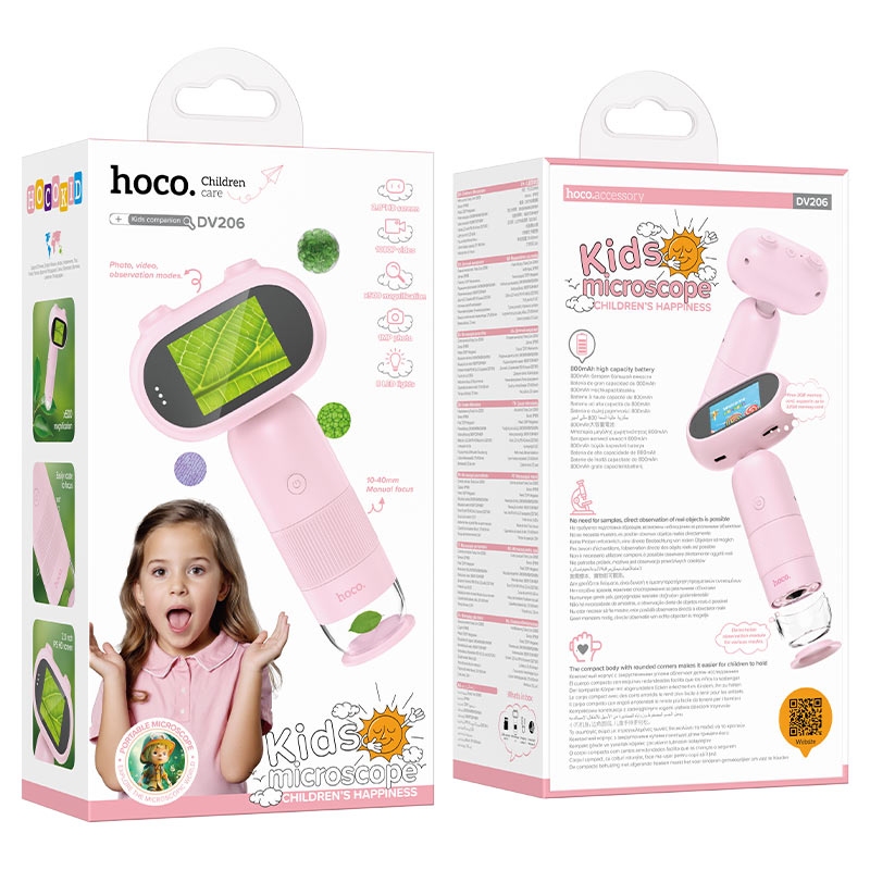 Hoco DV206 Children microscope pink