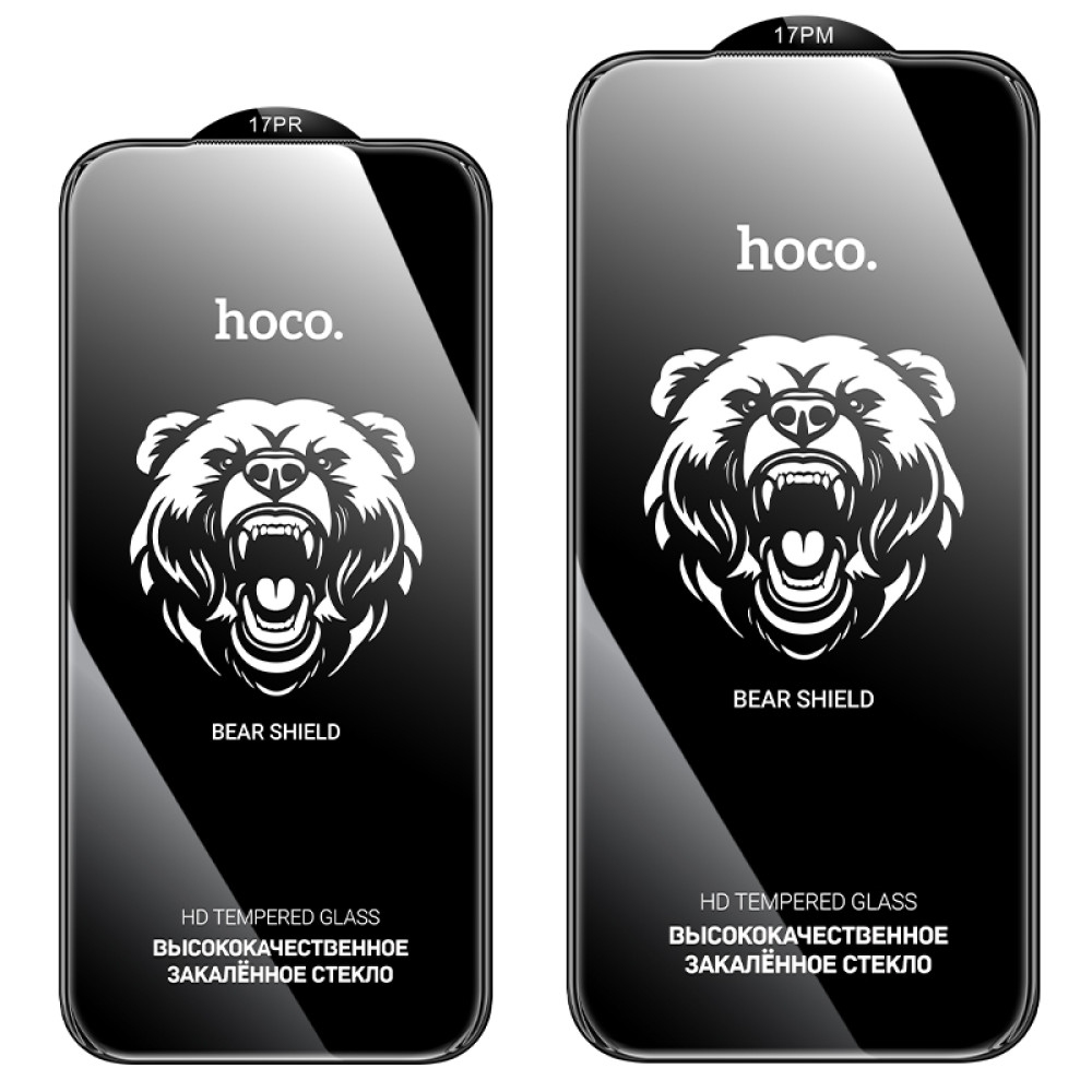 Hoco Bear Shield series full screen HD tempered glass SAM S23+/S22+(A888) black