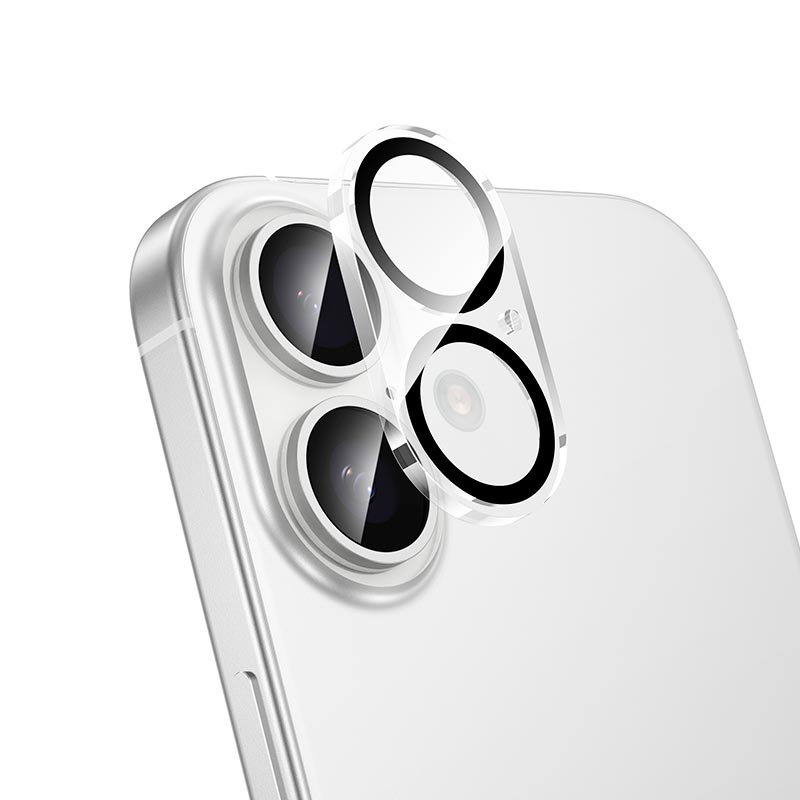 Hoco 3D all inclusive night shooting circle lens glass set for iPhone 17(G13) transparent