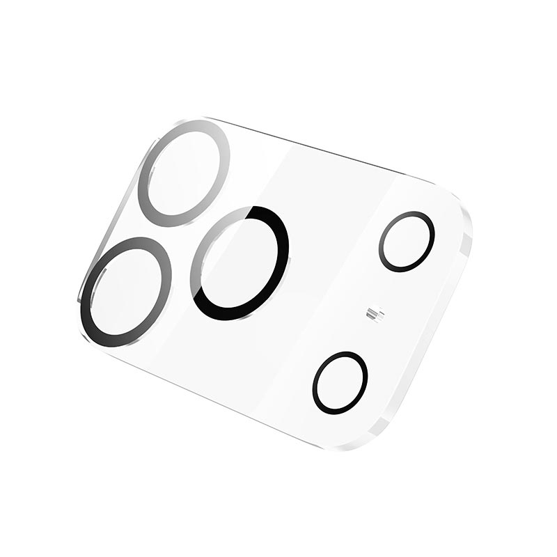 Hoco 3D all inclusive night shooting circle lens glass set for iPhone 17 Pro Max](G13) transparent