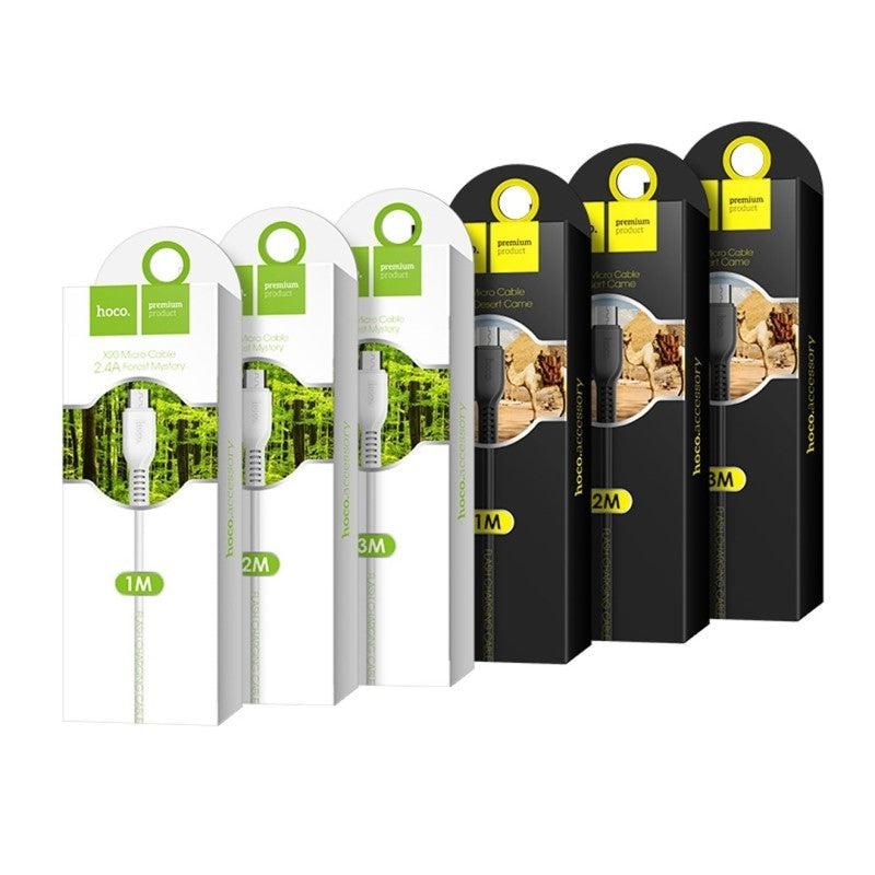 Hoco X20 Flash micro charging cable(L=3M) black