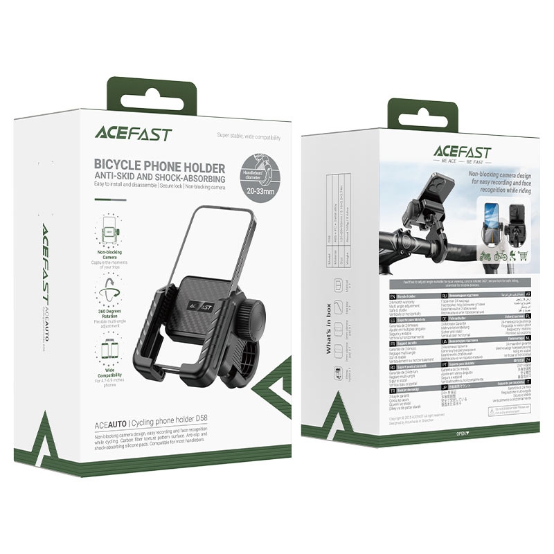 Acefast D58 Cycling phone holder black