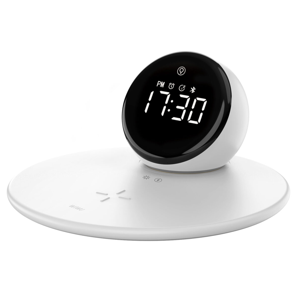 WIWU Wi-W017 Wireless& Clock& Bluetooth speaker White