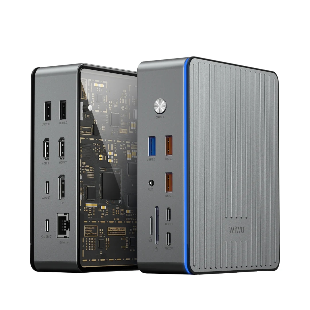 Wiwu Matrix docking station 16 in 1  W1601 Gray