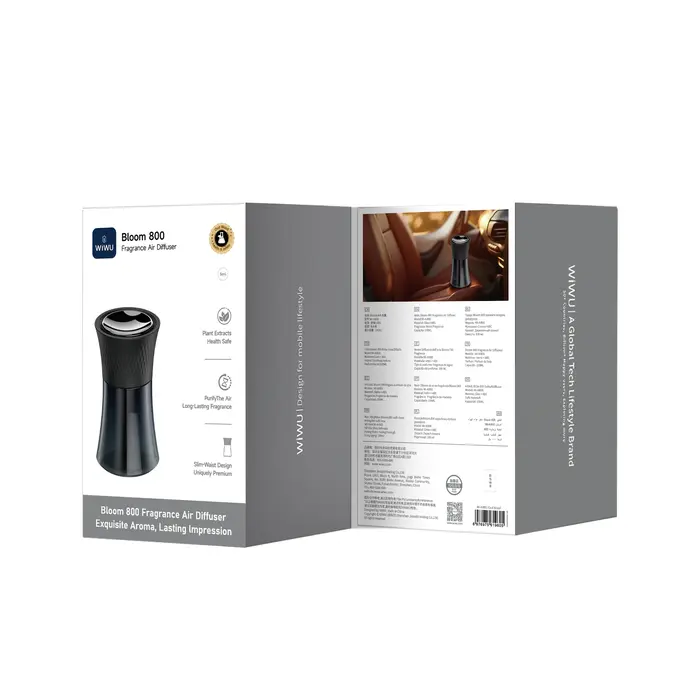 Wiwu Wi-Ai800 Bloo M 800 Fragrance Air Diffuser Zen Tea 100ml Black
