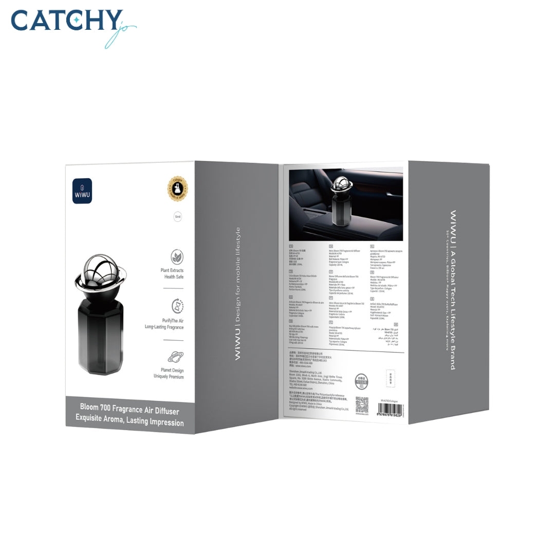 Wiwu Wi-Ai700 Bloo M 700 Fragrance Air Diffuser Cologne 150ml Black