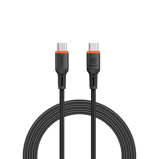 Wiwu FlameGuard Cable C-C Wi-C098 Black