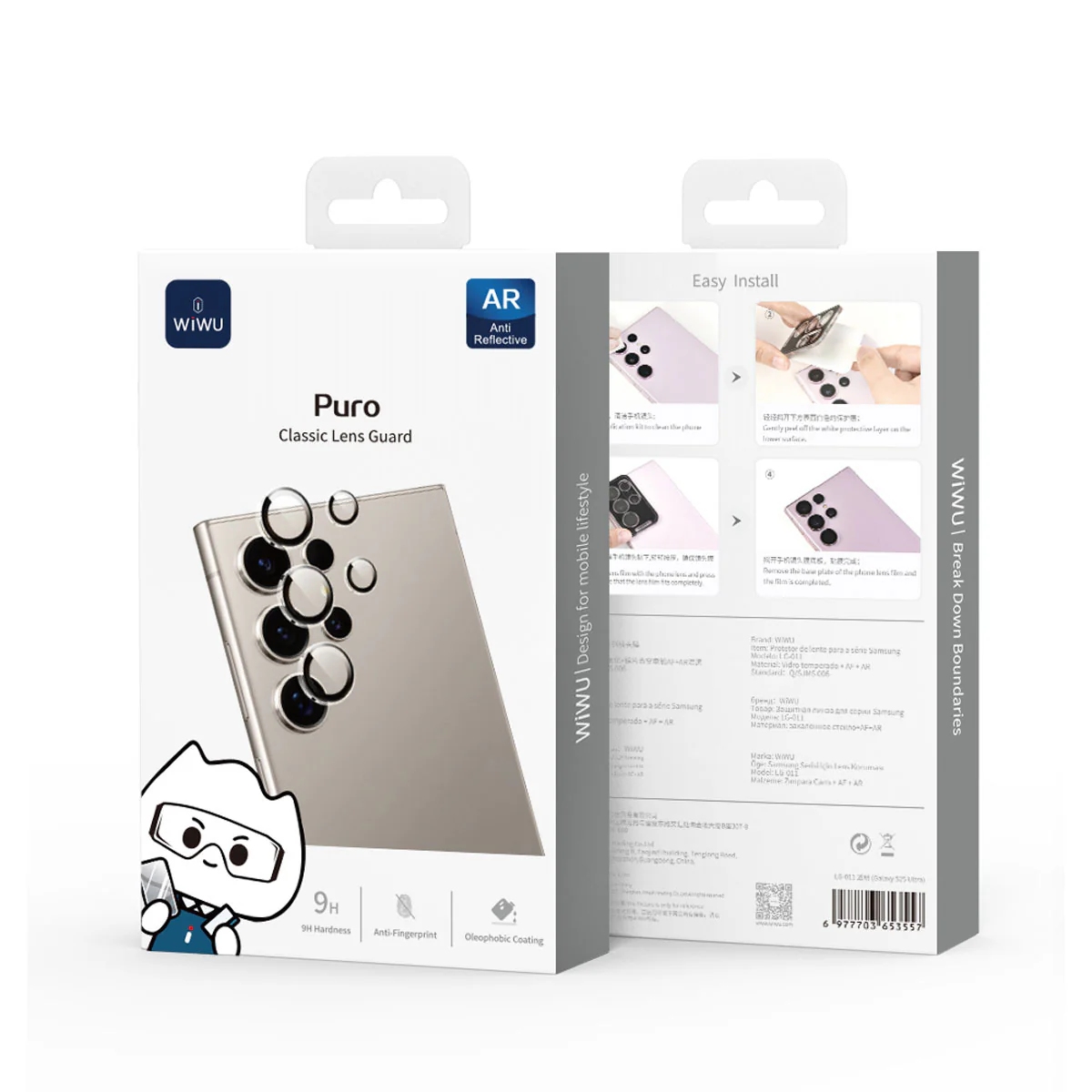 Wiwu S26 Ultra Puro Classic Lens Guard LG-011 Clear