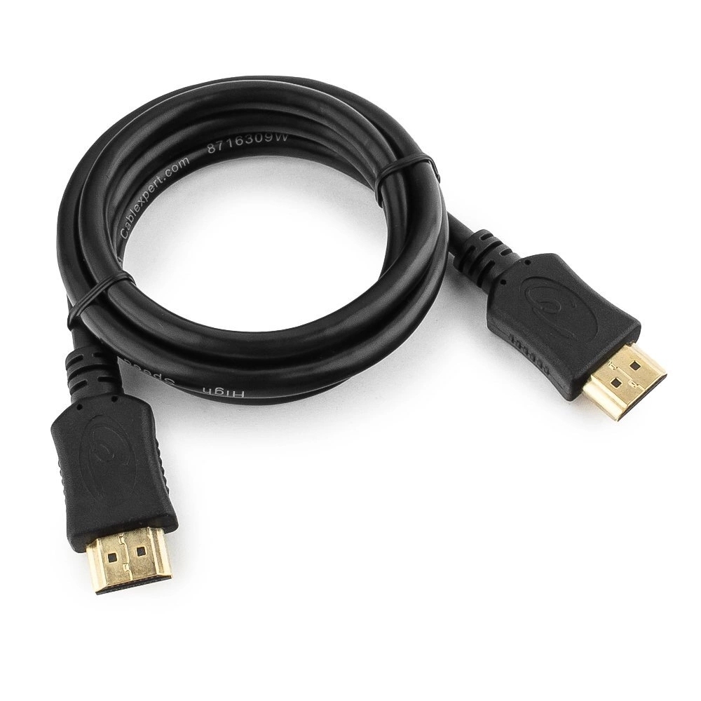 Cable HDMI to HDMI  1.0m  Cablexpert, male-male, V1.4, Black, CC-HDMI4L-1M