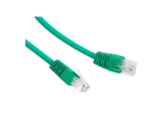 1.5m, Patch Cord  Green, PP12-1.5M/G, Cat.5E, Cablexpert, molded strain relief 50u' plugs