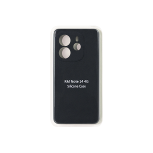 Накладка Full Silicone Case XIAOMI Redmi Note 14 4G (EU 164.84 х 78.15 х 8.16) (03 / Black)