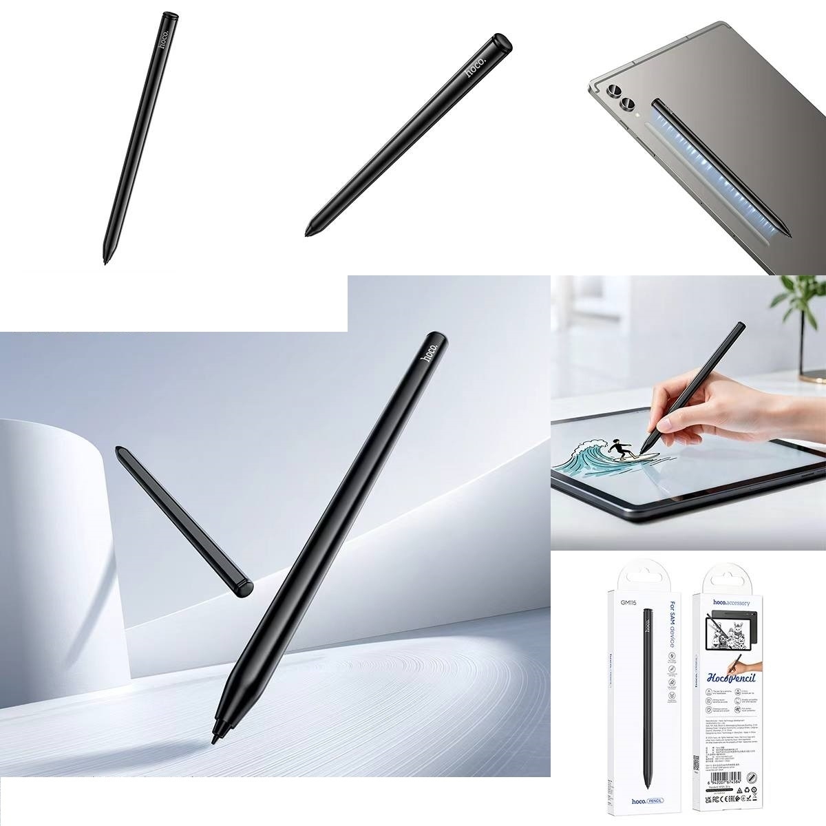 Hoco GM115 Smart SAM special active capacitive pen black