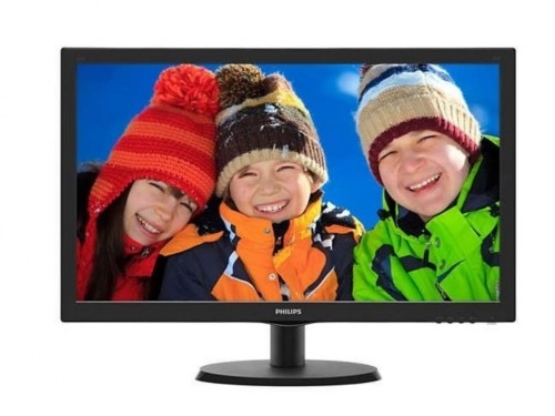 '21.5'' Philips ''223V5LHSB2'', Black (1920x1080, 5ms, 200cd, LED10M:1, HDMI, D-Sub, Headphone-Out)