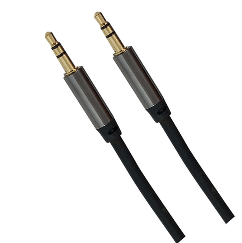 Cable 3.5mm jack - 3.5mm jack,  1.0m, 3pin, Cablexpert, Gold connectors, CCAP-444-1M