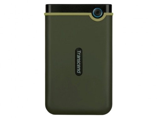 1.0TB (USB3.1) 2.5' Transcend 'StoreJet 25M3G' Slim, Military Green, Rubber Anti-Shock, OT Backup