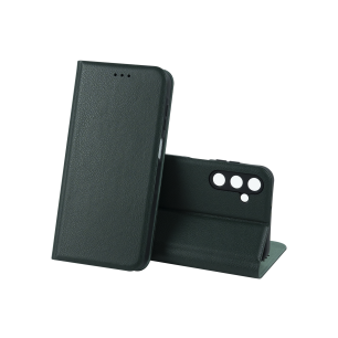 Чехол-книжка LEATHER Case SAMSUNG A56 (Тёмно-зелёный)